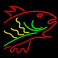 Fish Logo Neon Skilt