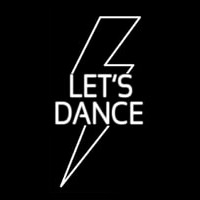 Flash Lets Dance Neon Skilt