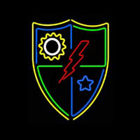 Flash Shield Logo Neon Skilt