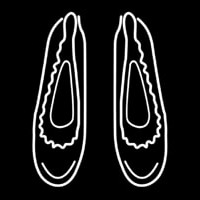 Flat Shoes Neon Skilt