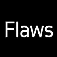 Flaws Neon Skilt