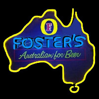 Fosters Australia Beer Sign Neon Skilt