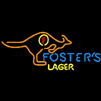 Fosters Kangaroo Beer Sign Neon Skilt