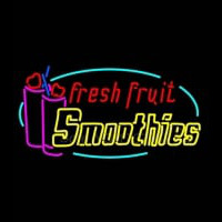 Fresh Fruit Smoothies Neon Skilt