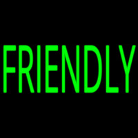 Friendly Neon Skilt