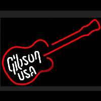 GIBSON USA ELECTRIC GUITAR Neon Skilt