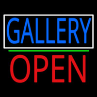 Gallery With Border Open 1 Neon Skilt