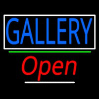 Gallery With Border Open 3 Neon Skilt