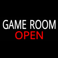 Game Room Open Real Neon Glass Tube Neon Skilt