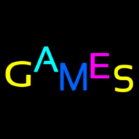 Games Neon Skilt