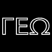 Gamma Epsilon Omega Neon Skilt