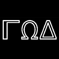 Gamma Omega Delta Neon Skilt