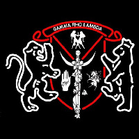 Gamma Rho Lambda Logo Neon Skilt