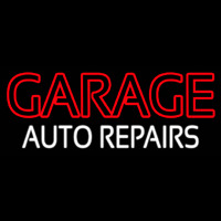 Garage Auto Repairs Neon Skilt