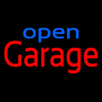 Garage Open Neon Skilt
