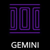 Gemini Icon Neon Skilt
