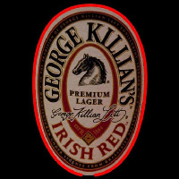 George Killians Irish Red Beer Sign Neon Skilt