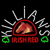 George Killians Irish Red Horse Head Shamrock Beer Sign Neon Skilt