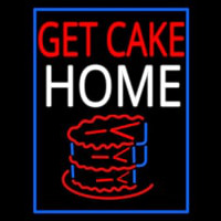 Get Cake Home Neon Skilt