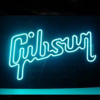 Gibson Guitar Music Øl Bar Åben Neon Skilt