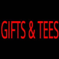 Gifts And Tees Red Neon Skilt