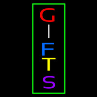Gifts Vertical Neon Skilt