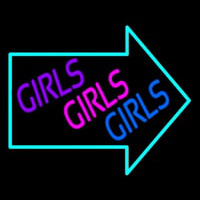 Girls Girls Girls Neon Skilt