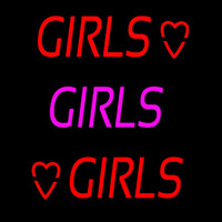 Girls Neon Skilt