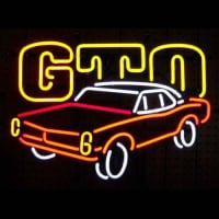 Gm American Auto Pontiac Gto Neon Skilt