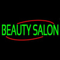Green Beauty Salon Neon Skilt