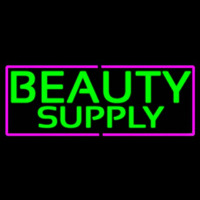 Green Beauty Supply Neon Skilt
