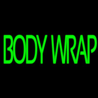 Green Body Wraps Neon Skilt