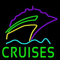 Green Cruises Logo Neon Skilt