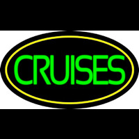Green Cruises With Border Neon Skilt