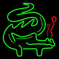 Green Dragon Neon Skilt