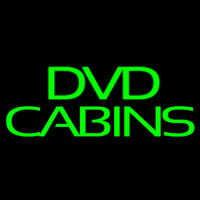 Green Dvd Cabins 2 Neon Skilt