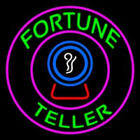 Green Fortune Teller Neon Skilt