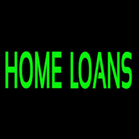 Green Home Loans Neon Skilt