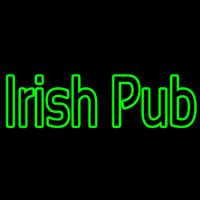Green Irish Pub Neon Skilt