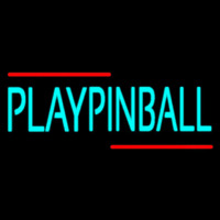 Green Play Pinball 1 Neon Skilt