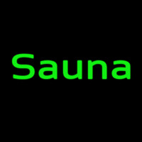 Green Sauna Neon Skilt
