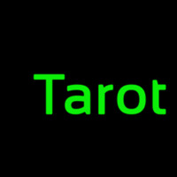Green Tarot Neon Skilt