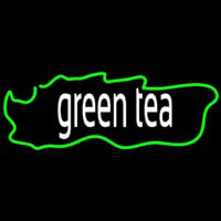 Green Tea Horizontal Neon Skilt