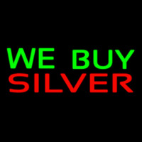 Green We Buy Red Platinum Neon Skilt