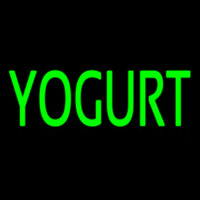 Green Yogurt Neon Skilt