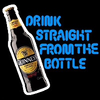 Guinness Bottole Beer Sign Neon Skilt