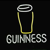 Guinness Glas Logo Neon Skilt