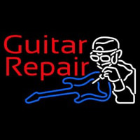 Guitar Repair 1 Neon Skilt
