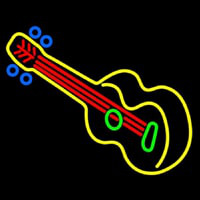 Guitar Strings  Neon Skilt