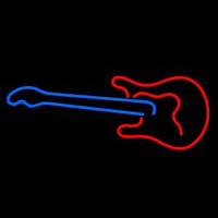 Guitar With Logo 1 Neon Skilt